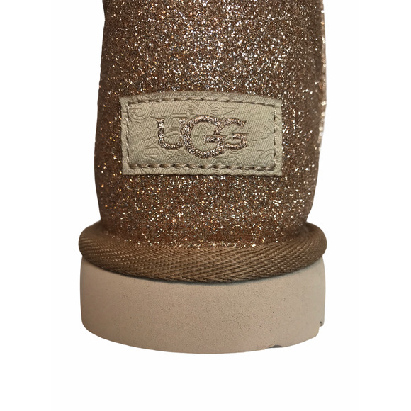 UGG Youth Boot Classic II Glitter Water Resistant - Picture 6 of 10